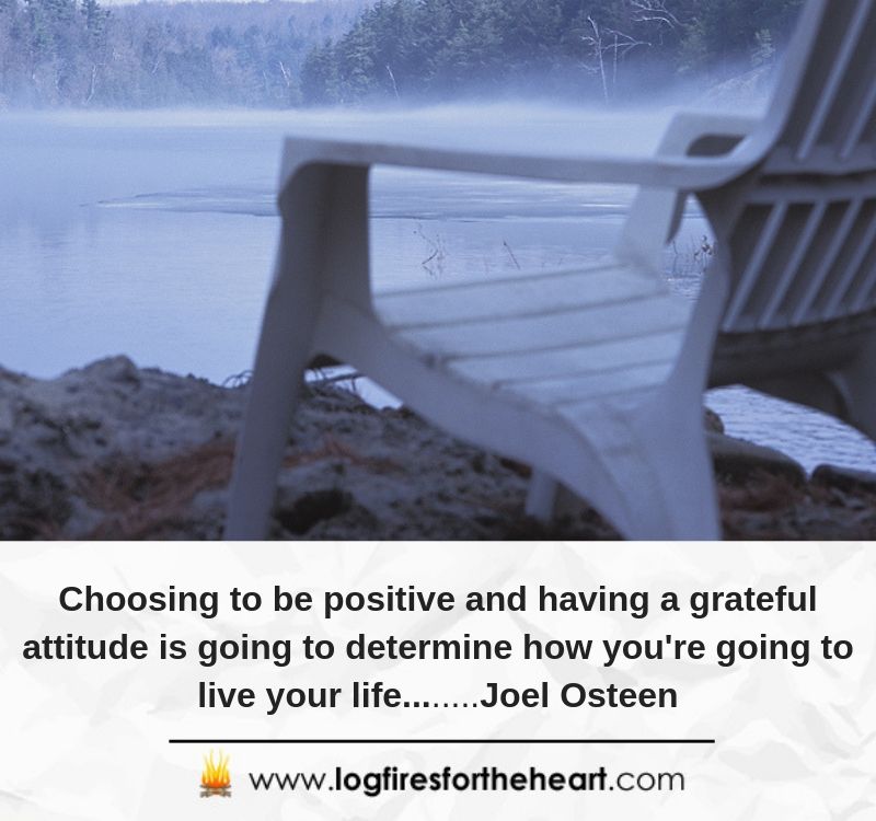 Choosing to be positive and having a grateful attitude is going to determine how you're going to live your life. ...................Joel Osteen