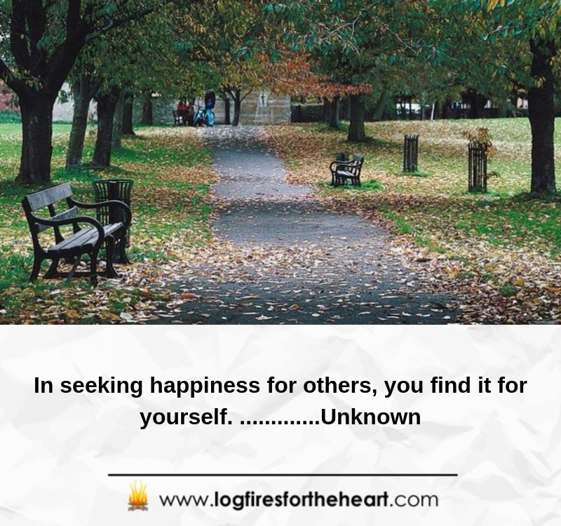 In seeking happiness for others, you find it for yourself. .............Unknown