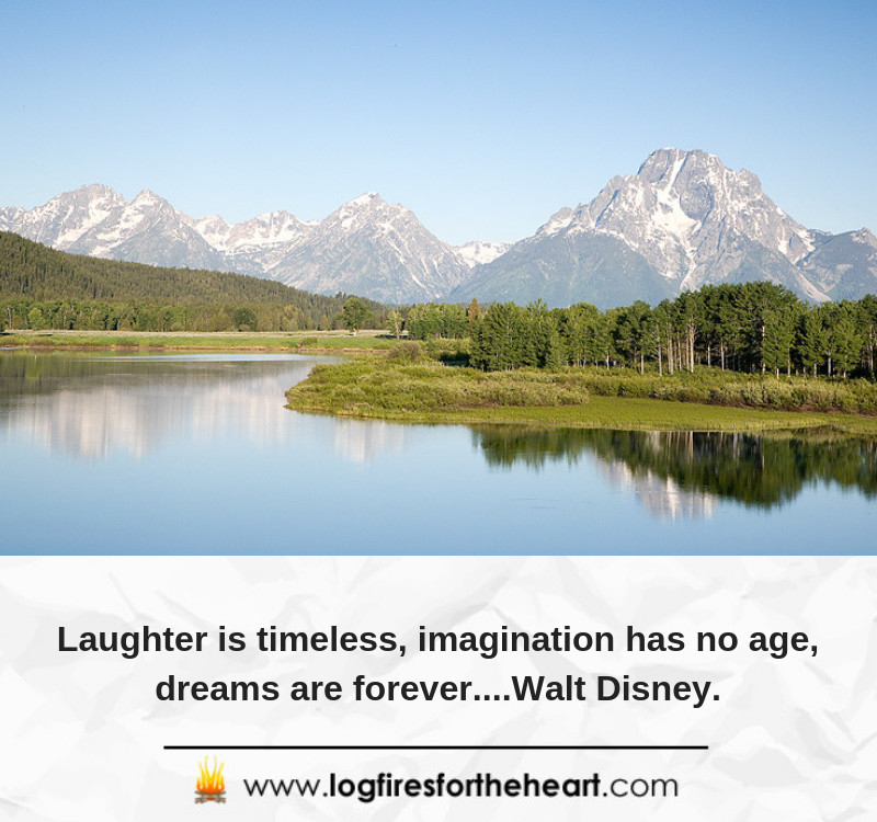 Laughter is timeless, imagination has no age, dreams are forever....Walt Disney.