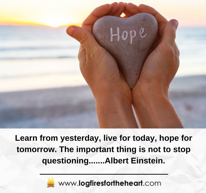 inspirational hope quote - Albert Einstein