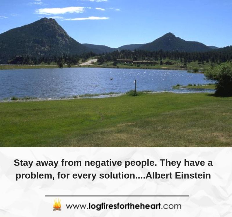 Stay away from negative people. They have a problem, for every solution....Albert Einstein