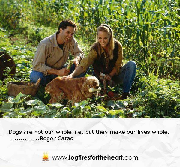 Dogs are not our whole life, but they make our lives whole.......Roger Caras